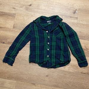 Boys plaid button down